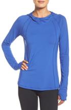 Women's Zella Technique Hooded Pullover - Blue