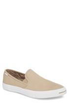 Men's Converse Jack Purcell Low Profile Slip-on Sneaker M - Beige