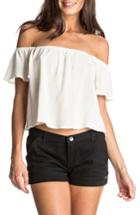 Women's Roxy Princess In The Sea Off The Shoulder Top - White