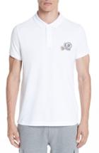 Men's Moncler Maglia Cotton Polo Shirt - White