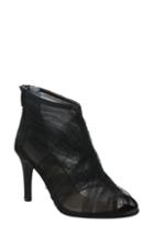 Women's J. Renee Charisma Peep Toe Bootie .5 B - Black