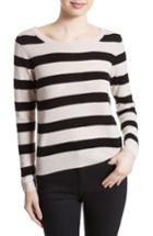 Women's Joie Cais Stripe Cashmere Sweater - Pink
