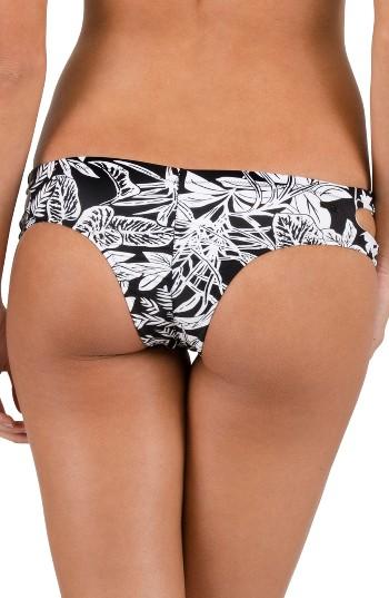 Women's Volcom Branch Out Cheeky Bikini Bottoms - Black