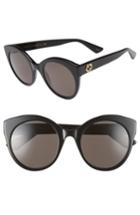 Women's Gucci 52mm Cat Eye Sunglasses -