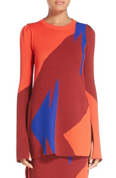 Women's Proenza Schouler Broken Triangle Jacquard Knit Top
