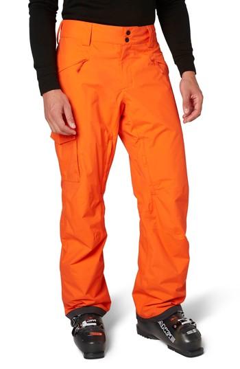 Men's Helly Hansen 'sogn' Waterproof Primaloft Cargo Snow Pants, Size - Orange