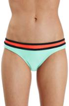 Women's Topshop Colorblock Bikini Bottoms Us (fits Like 2-4) - Blue