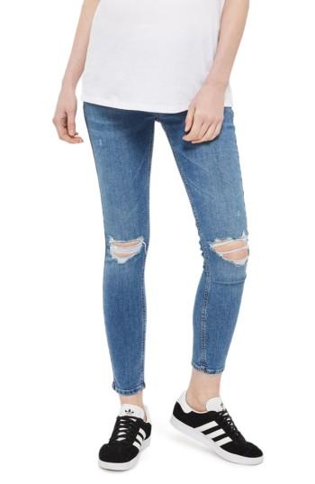 Women's Topshop Jamie Rip Maternity Jeans