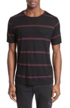 Men's The Kooples Stripe T-shirt - Black