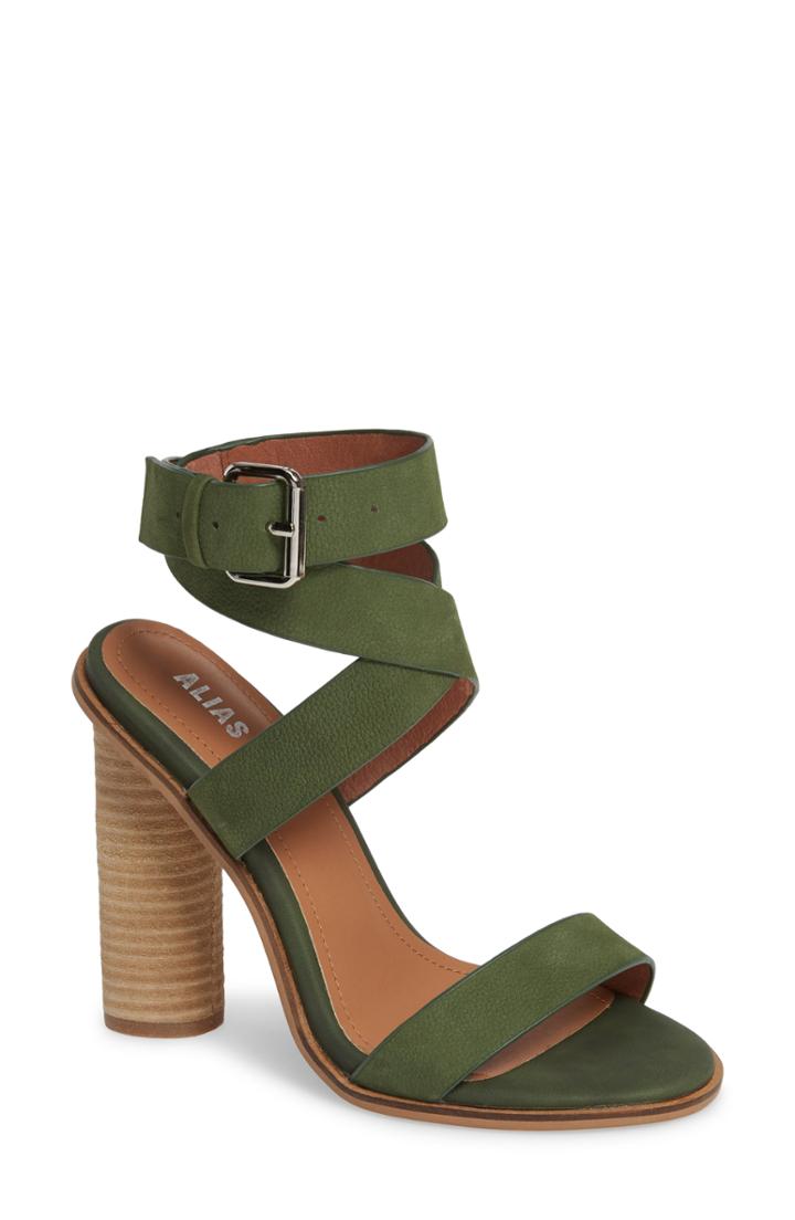 Women's Alias Mae Abaala Cross Strap Sandal Us / 38eu - Green