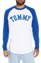 Men's Tommy Jeans Long Sleeve Raglan T-shirt, Size - Blue