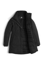 Women's The North Face Arctic Ii Waterproof 550-fill-power Down Parka With Faux Fur Trim, Size - Black