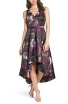 Women's Eliza J Belted Print High/low Party Dress