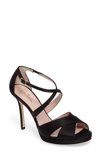 Women's Kate Spade New York Frances Platform Sandal .5 M - Black