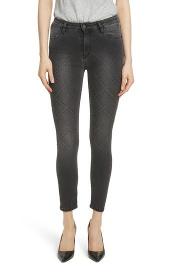 Women's Brockenbow Reina Stud Skinny Jeans - Black