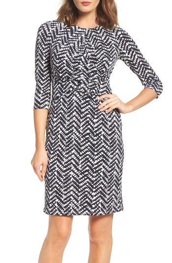 Women's Eliza J Print Sheath Dress