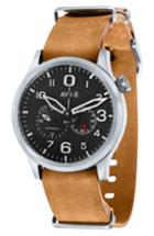 Men's Avi-8 Flyboy Tuck Automatic Leather Strap Watch, 42mm