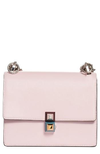 Fendi Small Kan I Leather Bag - Pink
