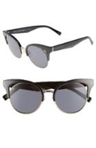 Women's Marc Jacobs 51mm Gradient Lens Cat Eye Sunglasses - Black