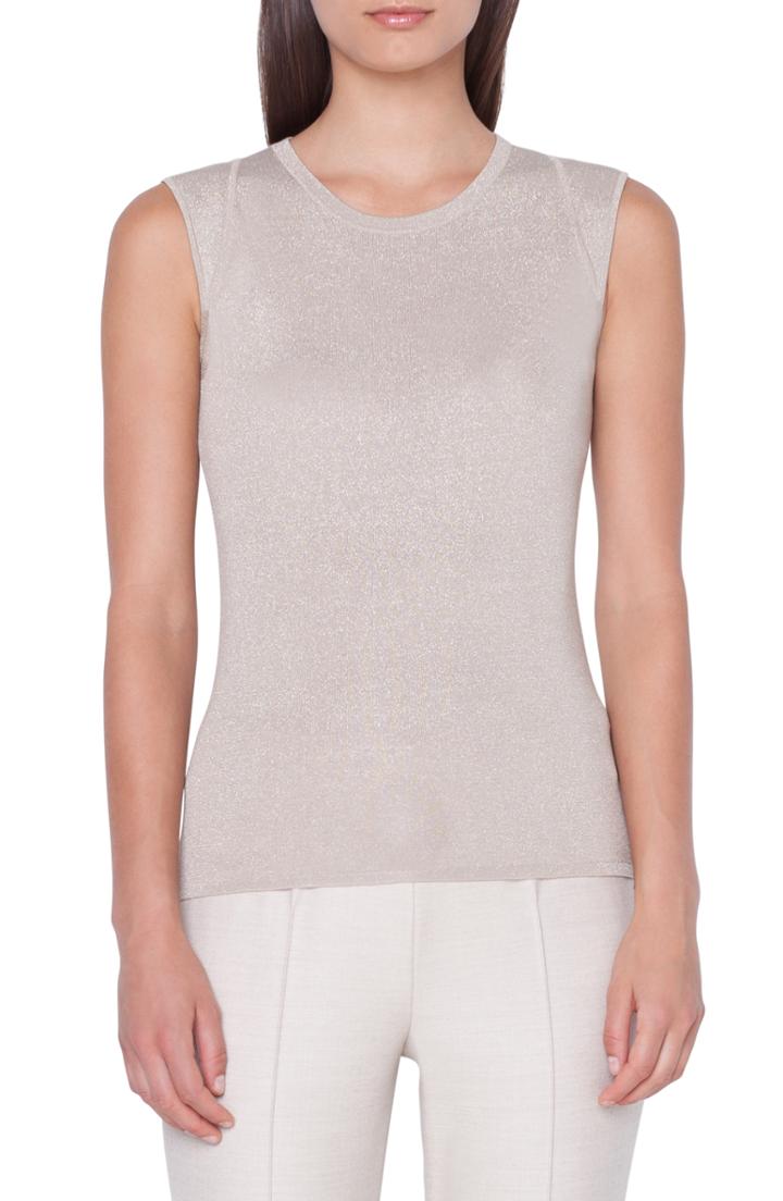 Women's Akris Silk Blend Sweater Tank