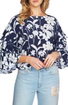 Women's 1.state Flutter Sleeve Blouse, Size - Blue