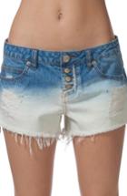 Women's Rip Curl Halen Ombre Denim Shorts - Blue