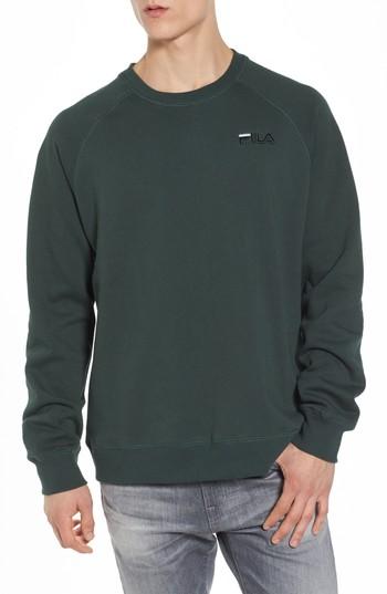 Men's Fila Levi Sweatshirt, Size - Green