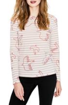 Women's Boden Make A Statement Breton Stripe Top - Pink