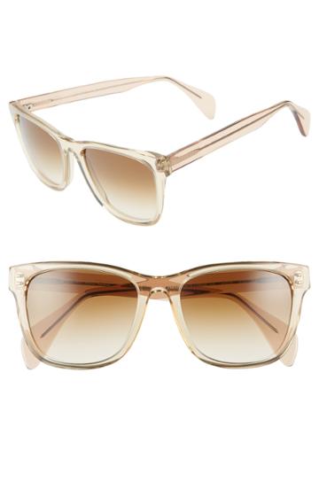 Women's Odlr X Morgenthal Frederics Jo 55mm Cat Eye Sunglasses - Champagne