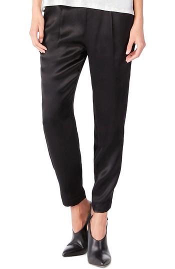 Women's Michael Stars Tab Hem Ankle Pants - Black