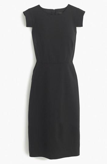 Women's J.crew Resume Dress - Black