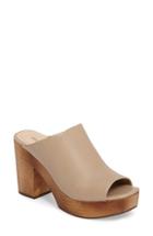 Women's Kelsi Dagger Brooklyn Fillmore Platform Mule .5 M - Beige