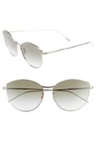 Women's Oliver Peoples Rayette 60mm Cat Eye Sunglasses - Soft Gold Olive