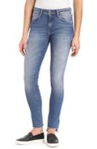 Women's Mavi Jeans Adriana Contrast Side Stripe Skinny Jeans - Blue