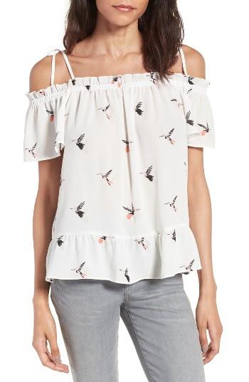 Women's Chelsea28 Ruffle Off The Shoulder Top - Ivory