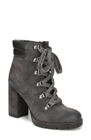 Women's Sam Edelman Carolena Lace-up Boot .5 M - Grey