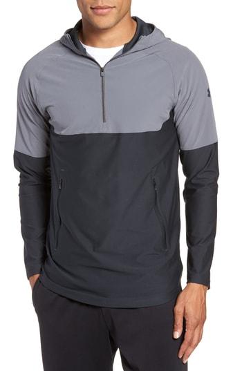 Men's Under Armour Threadborne Vanish Hoodie - Grey
