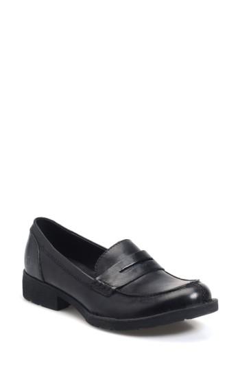 Women's B?rn 'burr' Penny Loafer .5 M - Black