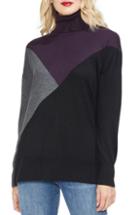 Women's Eileen Fisher Funnel Neck Cotton Sweater, Size - Yellow