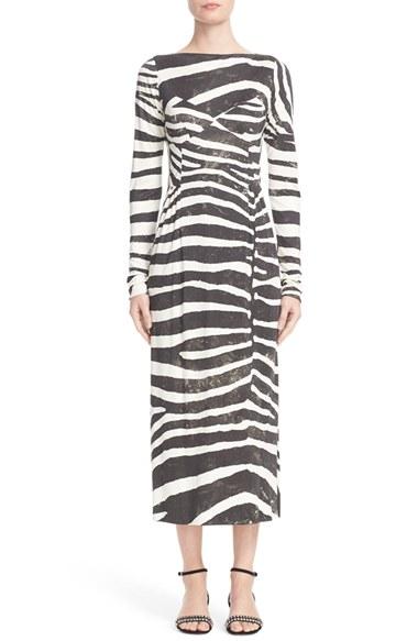 Women's Marc Jacobs Zebra Print Jersey Dress