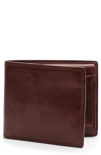 Men's Bosca Dolce Leather Wallet - Brown