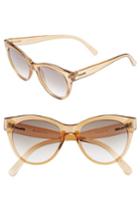 Women's D'blanc Felicity 54mm Cat Eye Sunglasses - Chai Gloss