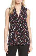 Women's Vince Camuto Abstractions Knit Top - Black