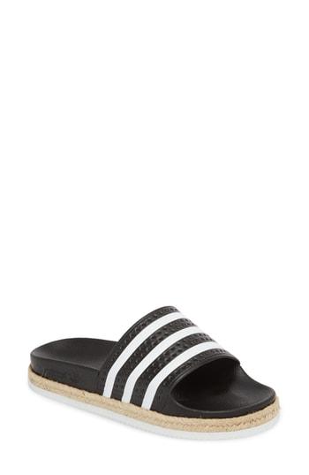 Women's Adidas 'adilette' Slide Sandal Women's / 7 Men's M - Black