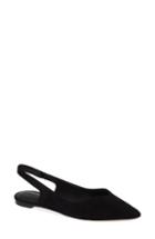 Women's Sigerson Morrison Slingback Flat Eu - Black
