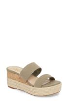 Women's Callisto Foundation Platform Slide Sandal M - Green