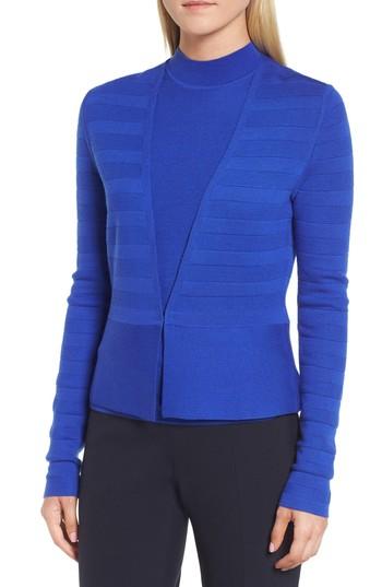 Women's Boss Farlotte Wool Cardigan - Blue