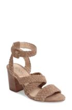 Women's Sole Society Evelina Block Heel Sandal .5 M - Beige