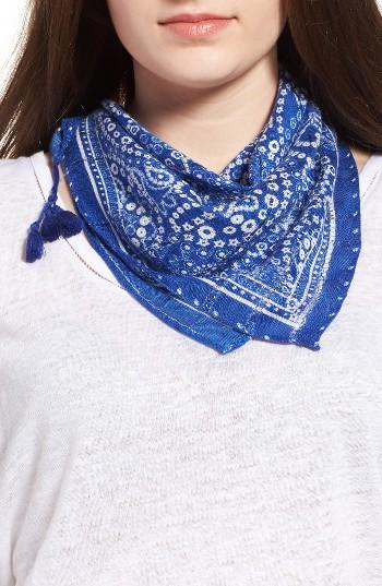 Women's Rebecca Minkoff Print Bandana, Size - Blue