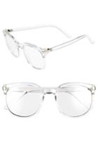 Women's Bp. 55mm Clear Oval Fashion Glasses -